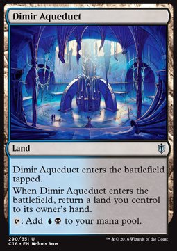 Dimir Aqueduct - Commander 2016 (Uncommon) [C16-290]