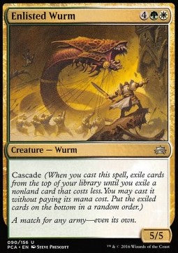 Enlisted Wurm - Planechase Anthology (Uncommon) [PCA-90]