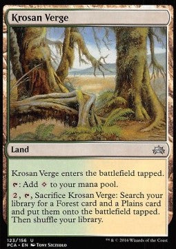 Krosan Verge - Planechase Anthology (Uncommon) [PCA-123]