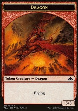 Dragon Token (R 5/5) / Saproling Token (G 1/1) - Planechase Anthology (Token) [PCA-T 10/19]