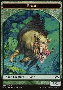 Boar Token (G 3/3) / Goblin Token (R 1/1) - Planechase Anthology (Token) [PCA-T 14/11]
