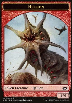 Hellion Token (R 4/4) / Zombie Token (B 2/2) - Planechase Anthology (Token) [PCA-T 12/9]