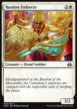 Bastion Enforcer - Aether Revolt (Common) [AER-8]