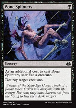 Bone Splinters - Modern Masters 2017 (Common) [MM3-60]