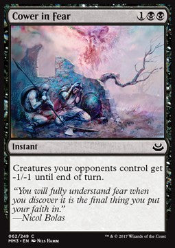 Cower in Fear - Modern Masters 2017 (Common) [MM3-62]