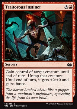 Traitorous Instinct - Modern Masters 2017 (Common) [MM3-114]