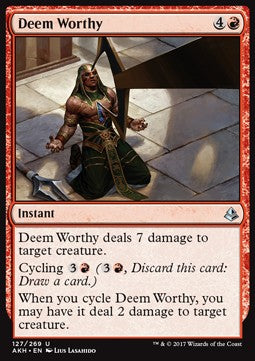 Deem Worthy - Amonkhet (Uncommon) [AKH-127]