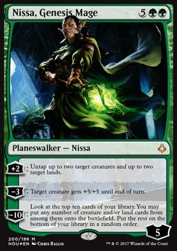 Nissa, Genesis Mage - Hour of Devastation (Mythic) [HOU-200]