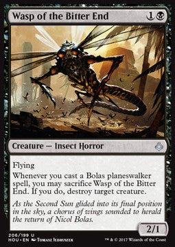 Wasp of the Bitter End - Hour of Devastation (Uncommon) [HOU-206]