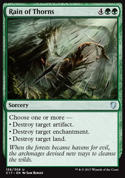 Rain of Thorns - Commander 2017 (Uncommon) [C17-156]
