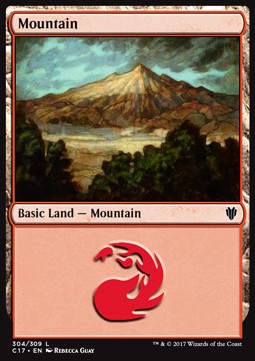Mountain (V.1) - Commander 2017 (Land) [C17-304]