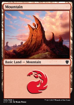 Mountain (V.2) - Commander 2017 (Land) [C17-305]