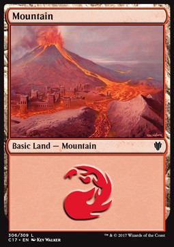Mountain (V.3) - Commander 2017 (Land) [C17-306]