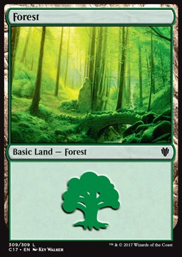 Forest (V.3) - Commander 2017 (Land) [C17-309]