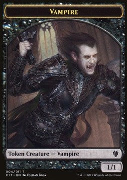Vampire Token (B 1/1) / Eldrazi Spawn Token (C 0/1) - Commander 2017 (Token) [C17-T 04/11]