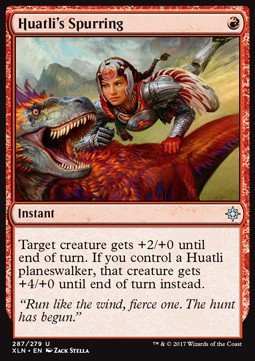 Huatli's Spurring - Ixalan (Uncommon) [XLN-287]