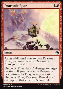Draconic Roar - Iconic Masters (Common) [IMA-123]