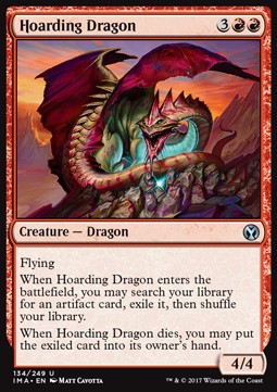 Hoarding Dragon - Iconic Masters (Uncommon) [IMA-134]