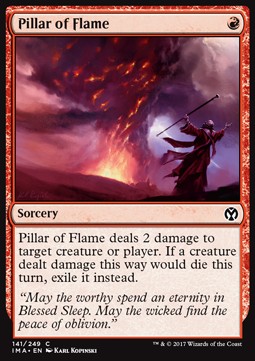Pillar of Flame - Iconic Masters (Common) [IMA-141]