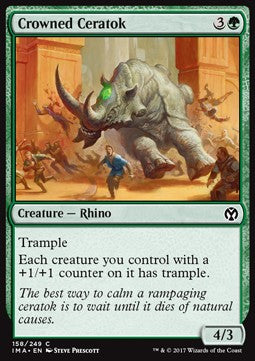 Crowned Ceratok - Iconic Masters (Common) [IMA-158]