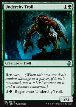 Undercity Troll - Iconic Masters (Uncommon) [IMA-188]