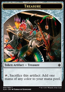 Treasure Token (V.1) - Ixalan (Token) [XLN-T07]