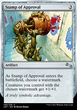 Stamp of Approval - Unstable (Uncommon) [UST-160]