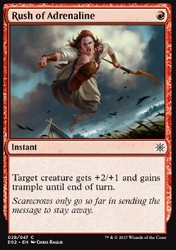 Rush of Adrenaline - Explorers of Ixalan (Common) [E02-28]