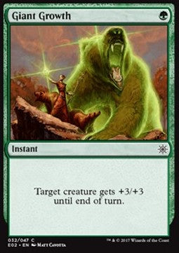 Giant Growth - Explorers of Ixalan (Common) [E02-32]