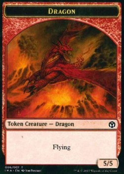 Dragon Token (Red 5/5) - Iconic Masters (Token) [IMA-T06]
