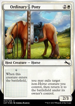 Ordinary Pony - Unstable (Common) [UST-17]