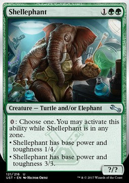 Shellephant - Unstable (Uncommon) [UST-121]