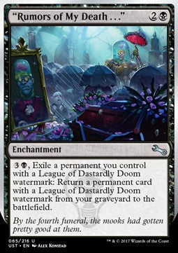 "Rumors of My Death . . ." - Unstable (Uncommon) [UST-65]