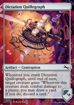 Dictation Quillograph - Unstable (Common) [UST-175]