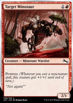 Target Minotaur (V.3) - Unstable (Common) [UST-98]