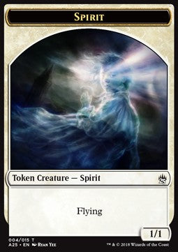 Spirit Token (White 1/1) - Masters 25 (Token) [A25-T04]