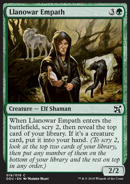 Llanowar Empath - Duel Decks: Elves vs. Inventors (Common) [DDU-18]
