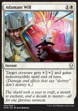 Adamant Will - Dominaria (Common) [DOM-2]
