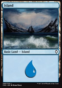 Island (V.5) - Commander Anthology II (Land) [CM2-290]