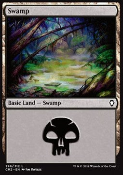 Swamp (V.4) - Commander Anthology II (Land) [CM2-296]