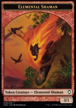 Elemental Shaman Token (Red 3/1) - Commander Anthology II (Token) [CM2-T08]