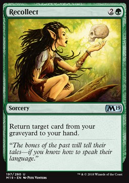 Recollect - Core 2019 (Uncommon) [M19-197]