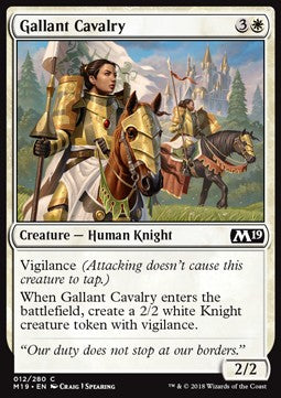 Gallant Cavalry - Core 2019 (Common) [M19-12]