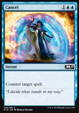 Cancel - Core 2019 (Common) [M19-48]