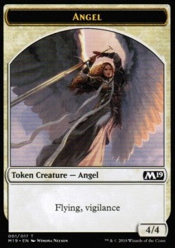 Angel Token (White 4/4 Vigilance) - Core 2019 (Token) [M19-T01]