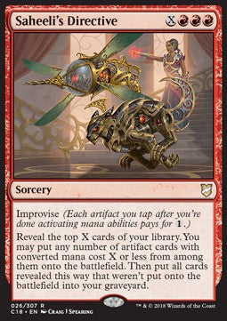 Saheeli's Directive - Commander 2018 (Rare) [C18-26]