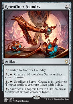 Retrofitter Foundry - Commander 2018 (Rare) [C18-57]