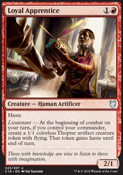 Loyal Apprentice - Commander 2018 (Uncommon) [C18-23]