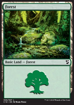Forest (V.2) - Commander 2018 (Land) [C18-306]