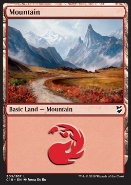 Mountain (V.2) - Commander 2018 (Land) [C18-303]